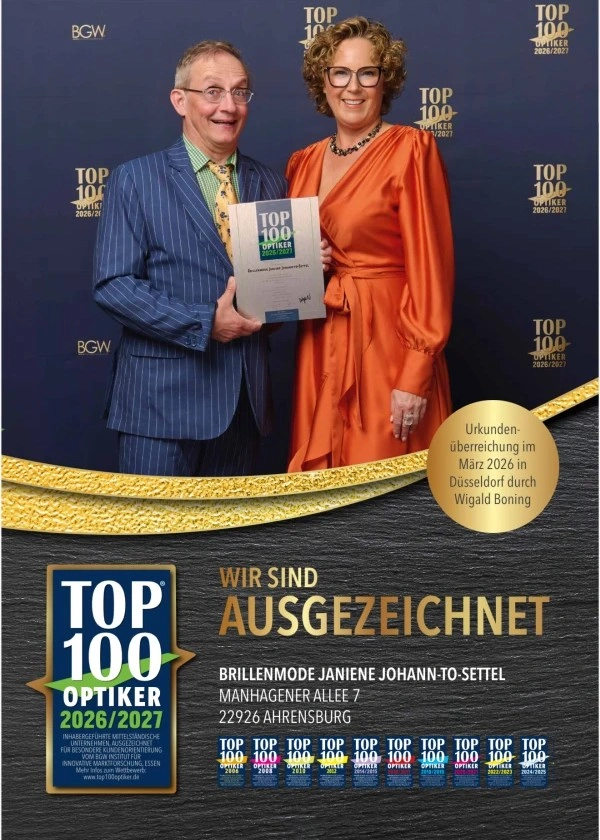Top 100 Optiker 2026 / 2027